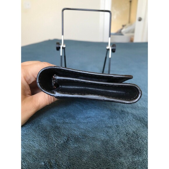 Ted Baker London black leather wallet on chain (missing chain), rose gold - Picture 4 of 11